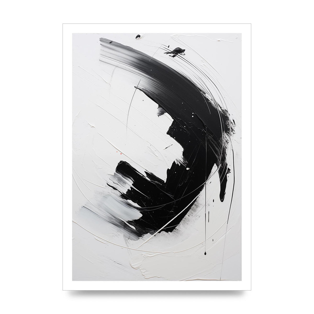 Abstract Oil Painting with Mesmerizing Movement