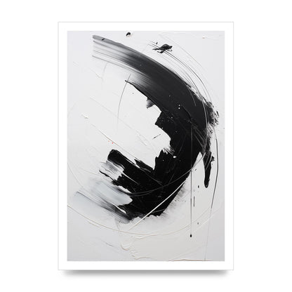 Abstract Oil Painting with Mesmerizing Movement