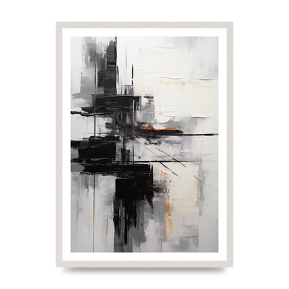 Layers of Emotion in Abstract Monochrome