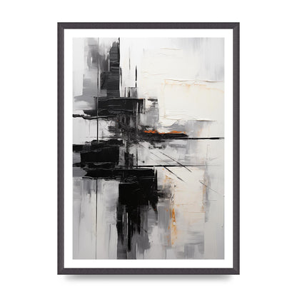 Layers of Emotion in Abstract Monochrome