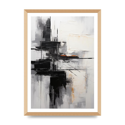 Layers of Emotion in Abstract Monochrome