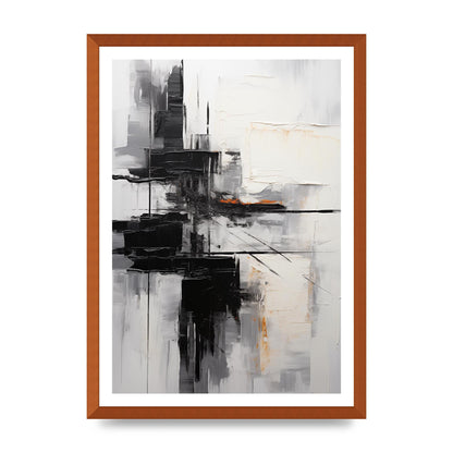 Layers of Emotion in Abstract Monochrome