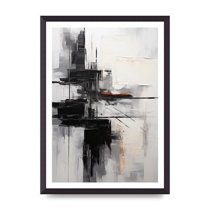 Layers of Emotion in Abstract Monochrome