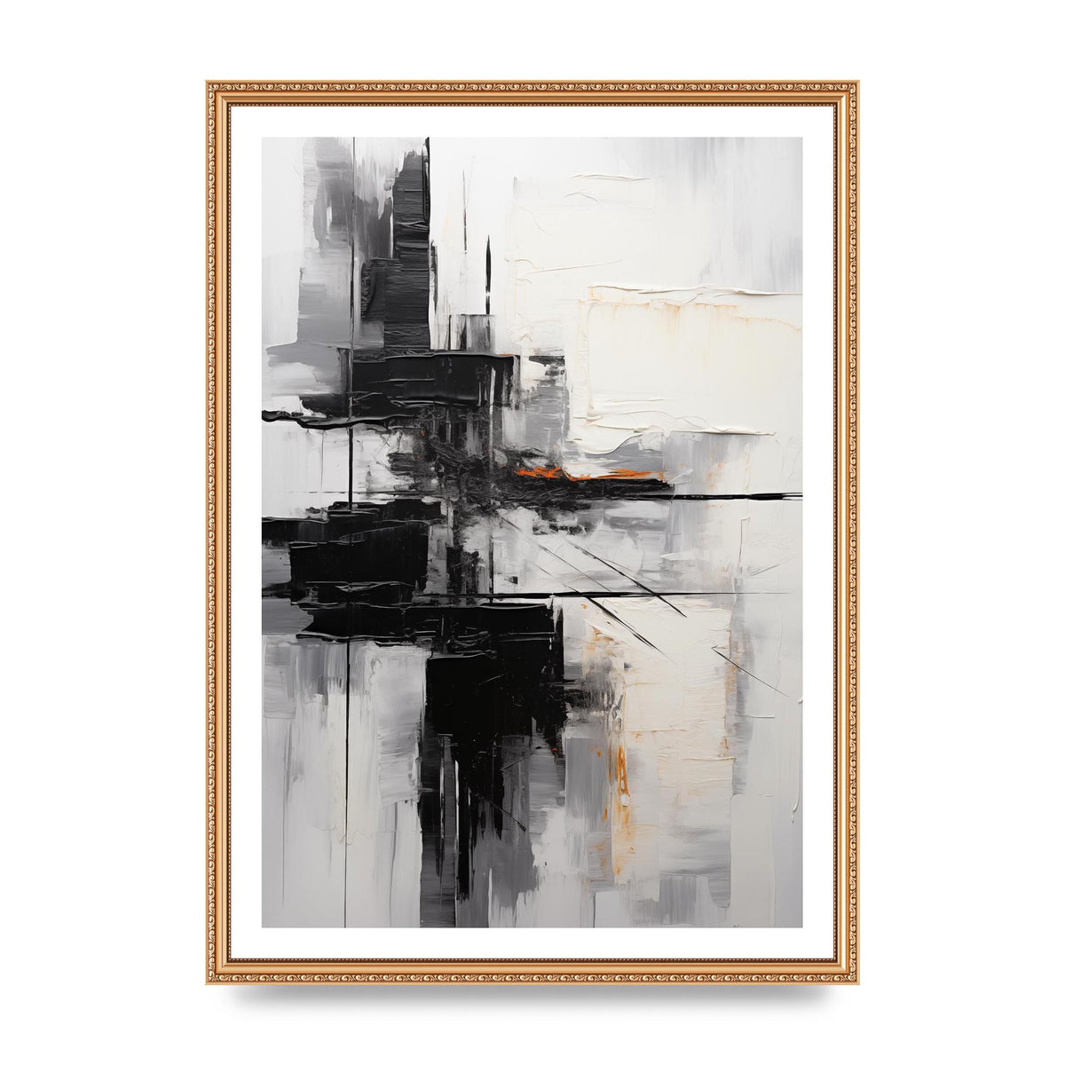 Layers of Emotion in Abstract Monochrome
