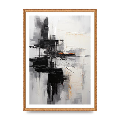 Layers of Emotion in Abstract Monochrome