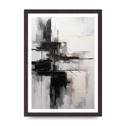Layers of Emotion in Abstract Monochrome