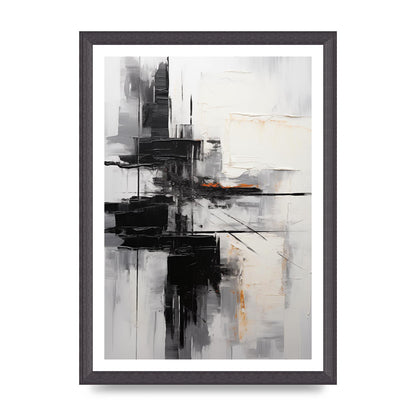 Layers of Emotion in Abstract Monochrome
