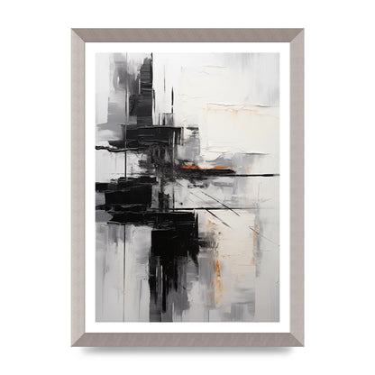 Layers of Emotion in Abstract Monochrome