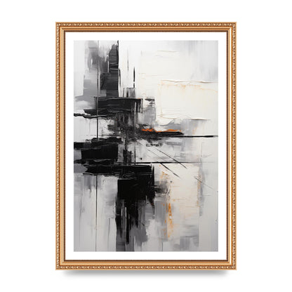 Layers of Emotion in Abstract Monochrome