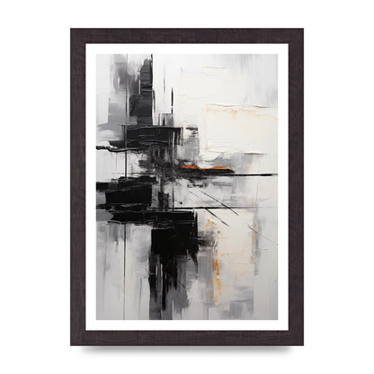 Layers of Emotion in Abstract Monochrome