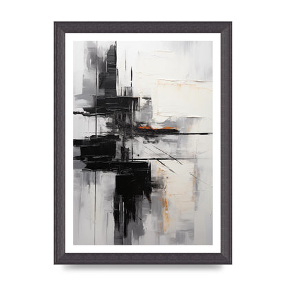 Layers of Emotion in Abstract Monochrome