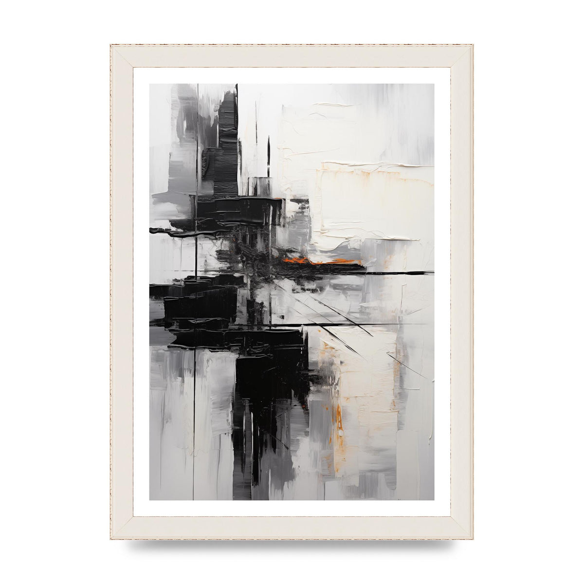 Layers of Emotion in Abstract Monochrome
