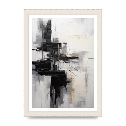 Layers of Emotion in Abstract Monochrome