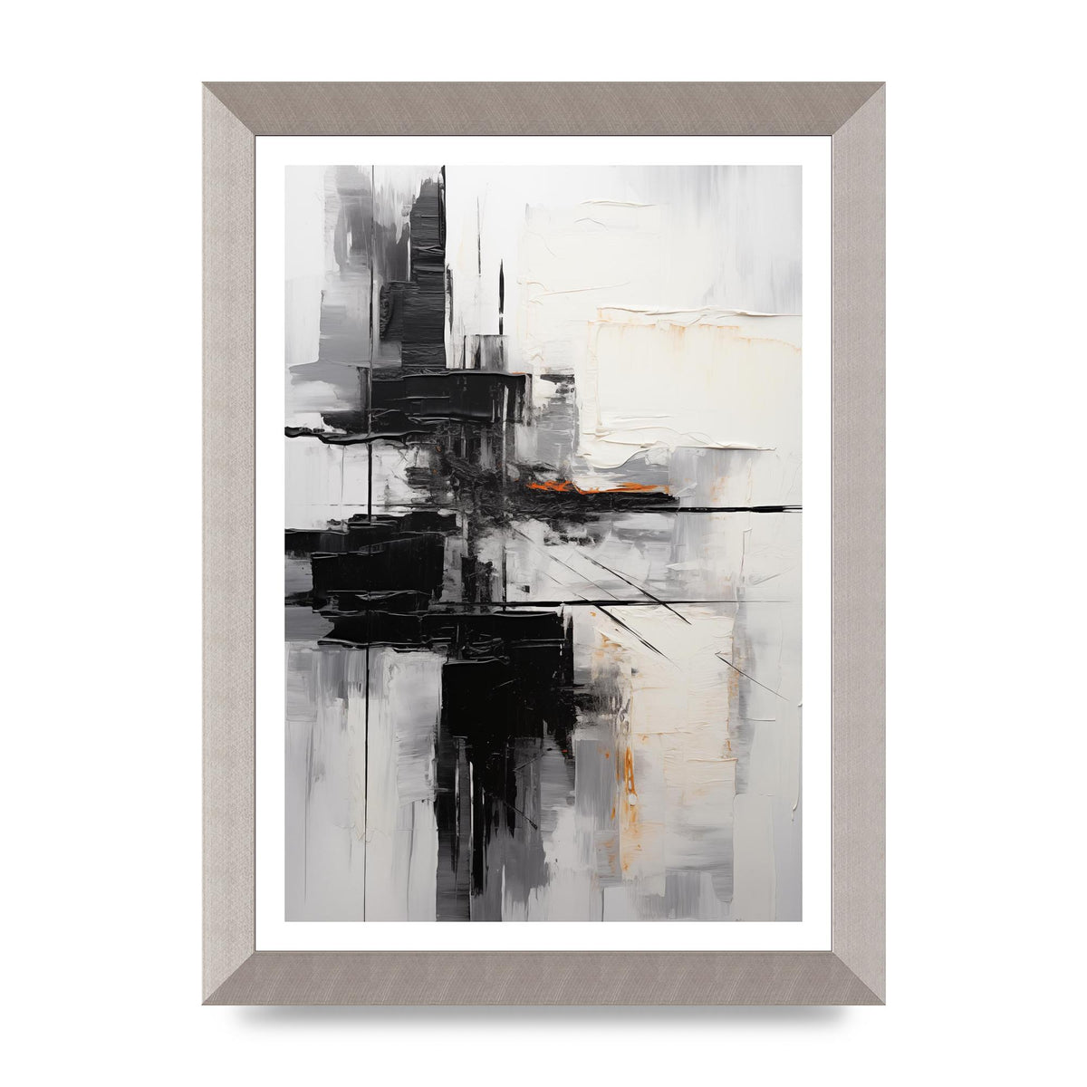 Layers of Emotion in Abstract Monochrome