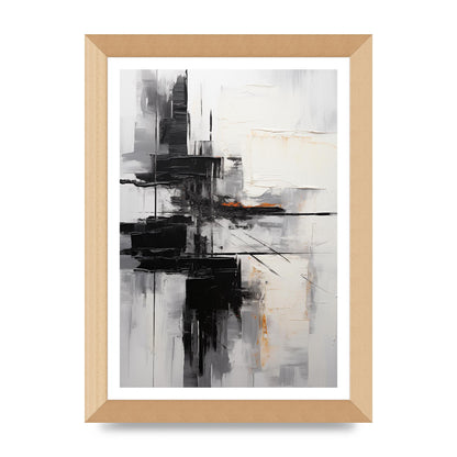 Layers of Emotion in Abstract Monochrome