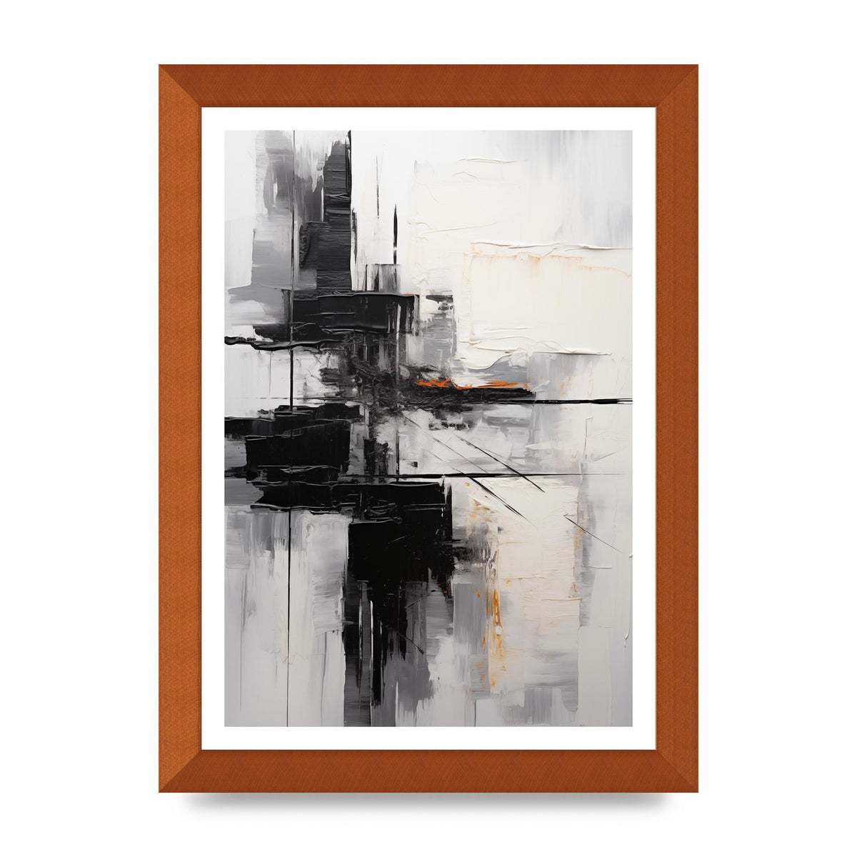 Layers of Emotion in Abstract Monochrome