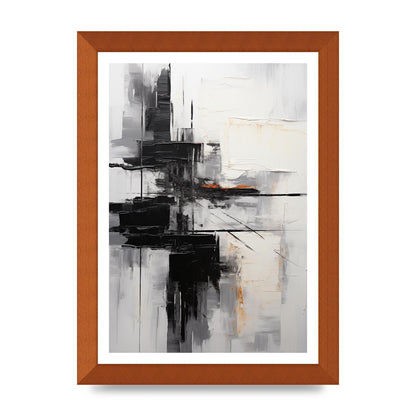 Layers of Emotion in Abstract Monochrome