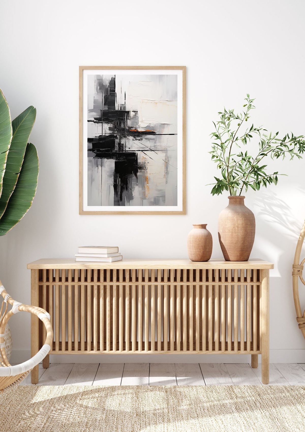Layers of Emotion in Abstract Monochrome