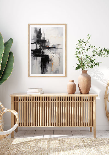 Layers of Emotion in Abstract Monochrome