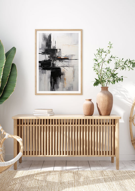 Layers of Emotion in Abstract Monochrome