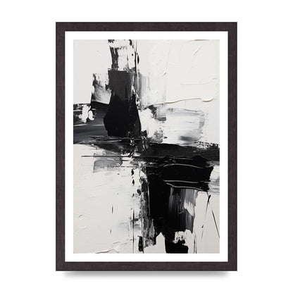 Abstract Painting with Intense Emotional Layers