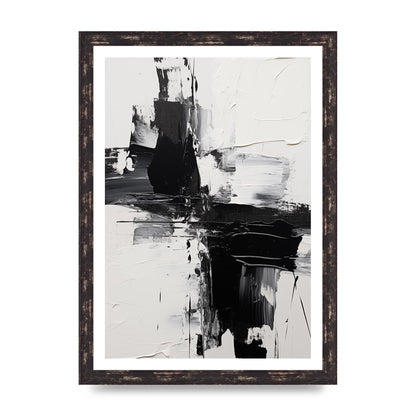 Abstract Painting with Intense Emotional Layers