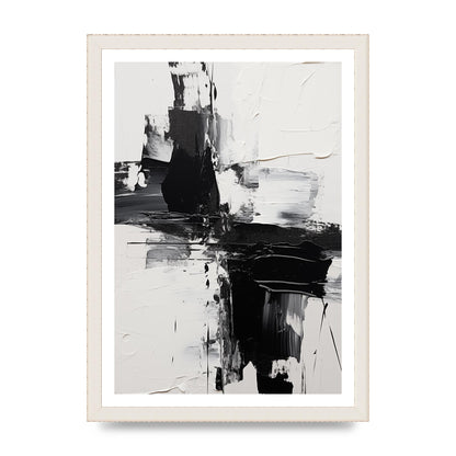 Abstract Painting with Intense Emotional Layers