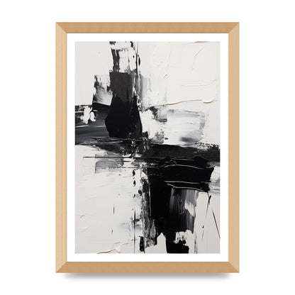 Abstract Painting with Intense Emotional Layers