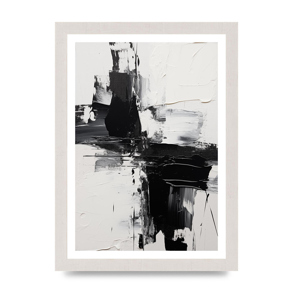 Abstract Painting with Intense Emotional Layers