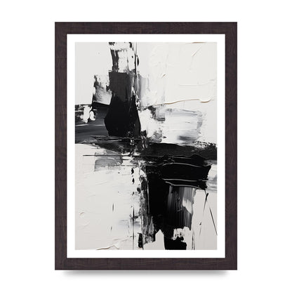 Abstract Painting with Intense Emotional Layers