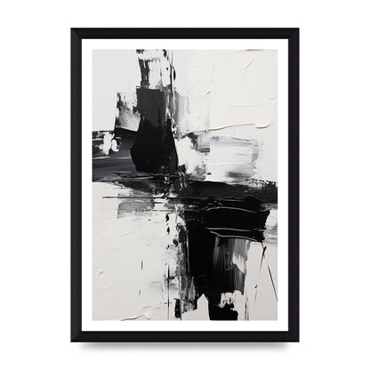 Abstract Painting with Intense Emotional Layers