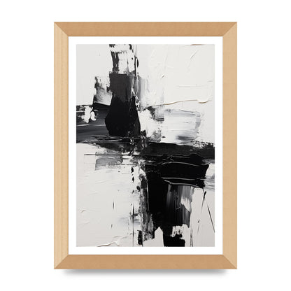 Abstract Painting with Intense Emotional Layers