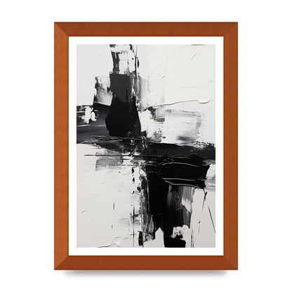 Abstract Painting with Intense Emotional Layers
