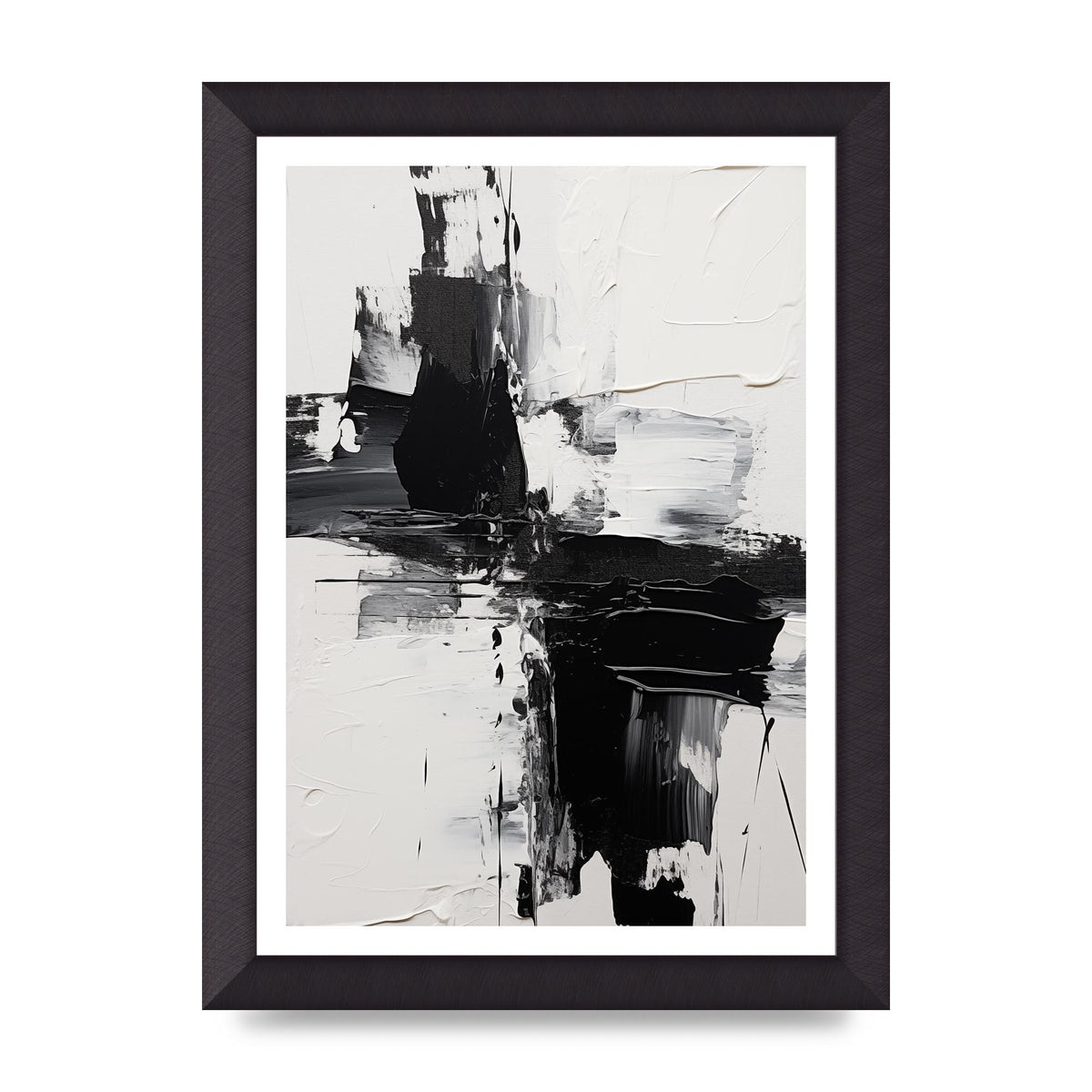 Abstract Painting with Intense Emotional Layers