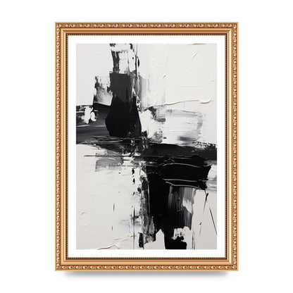 Abstract Painting with Intense Emotional Layers
