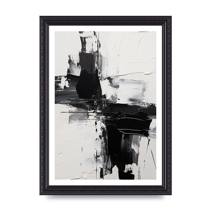 Abstract Painting with Intense Emotional Layers