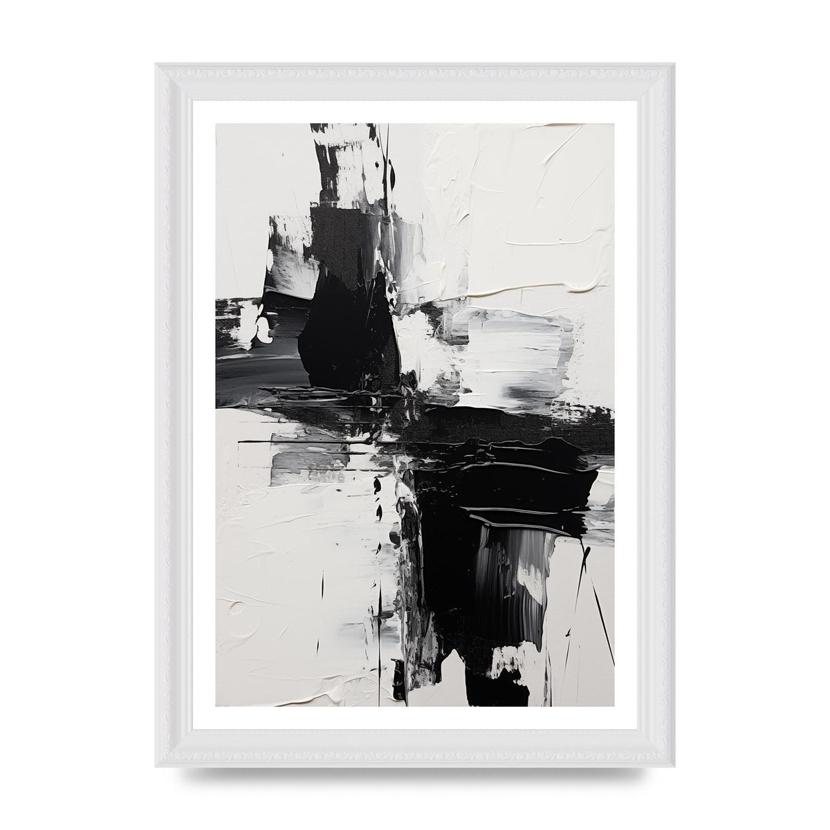 Abstract Painting with Intense Emotional Layers
