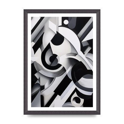 Vibrant Black and White Charcoal Portrait