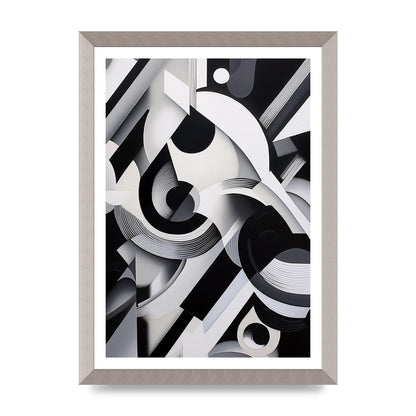 Vibrant Black and White Charcoal Portrait