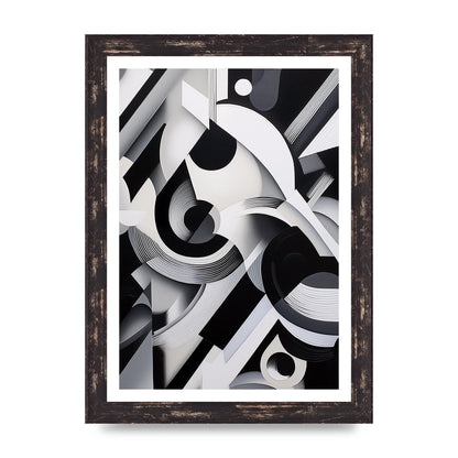 Vibrant Black and White Charcoal Portrait