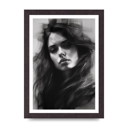 Monet-Inspired Black and White Daisy Duality