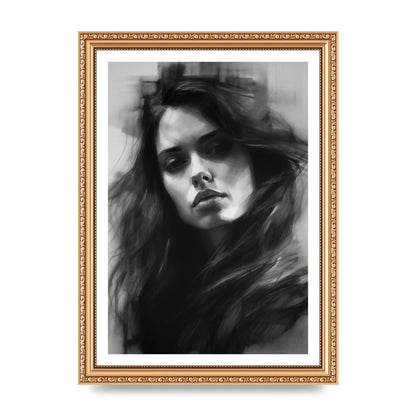 Monet-Inspired Black and White Daisy Duality