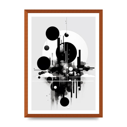Black and White Art with Negative Space Intrigue