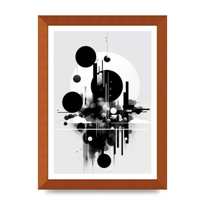 Black and White Art with Negative Space Intrigue