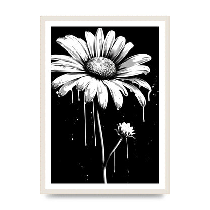 Vivid Daisy in Artistic Strokes