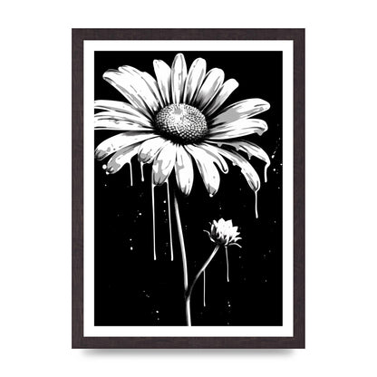 Vivid Daisy in Artistic Strokes