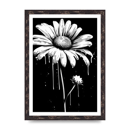 Vivid Daisy in Artistic Strokes