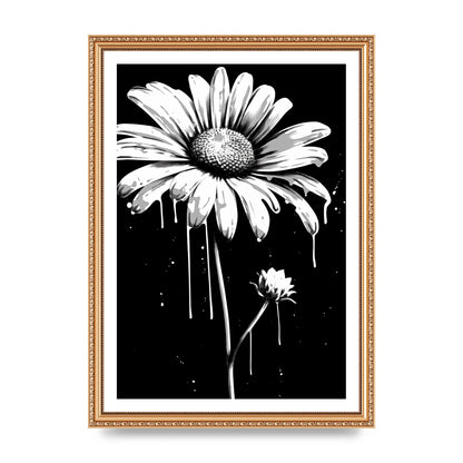Vivid Daisy in Artistic Strokes