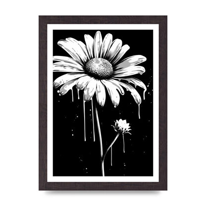 Vivid Daisy in Artistic Strokes