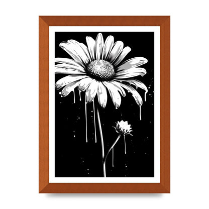 Vivid Daisy in Artistic Strokes